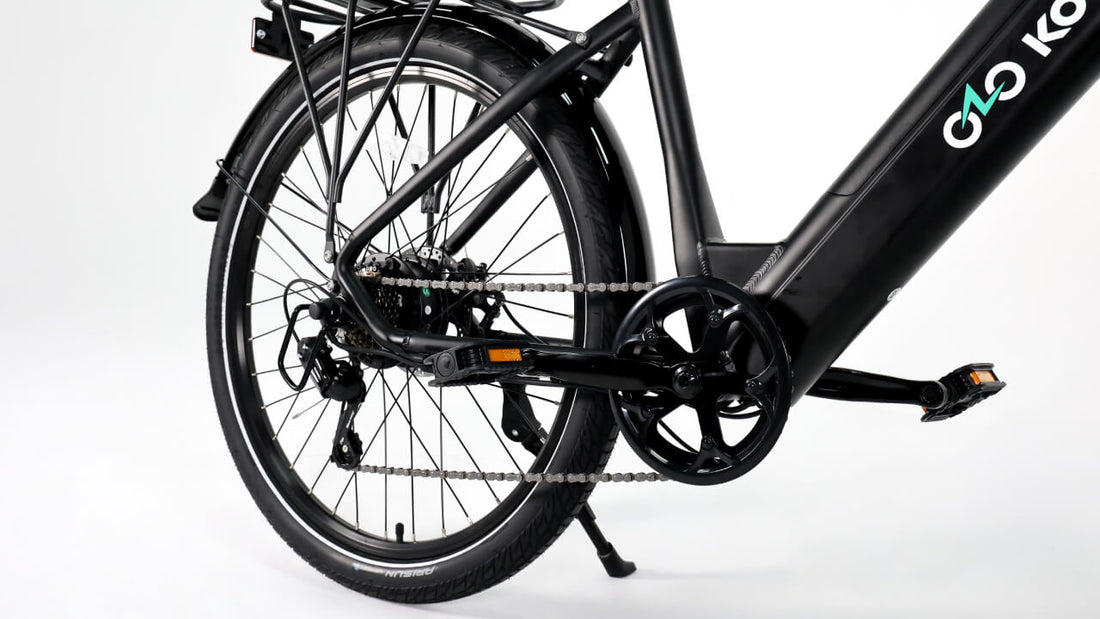 direct drive electric bicycle DDC SPORT Bike for Adults, 24" Step-Through Commuter Ebike with 1000W Peak Motor, 48V Removable Battery 65 Miles Range, Adult Electric Bicycles with Front Basket, 7-Speed, UL 2849 Certified Choose from our premium battery lineup featuring high Choosing Between Geared and Direct