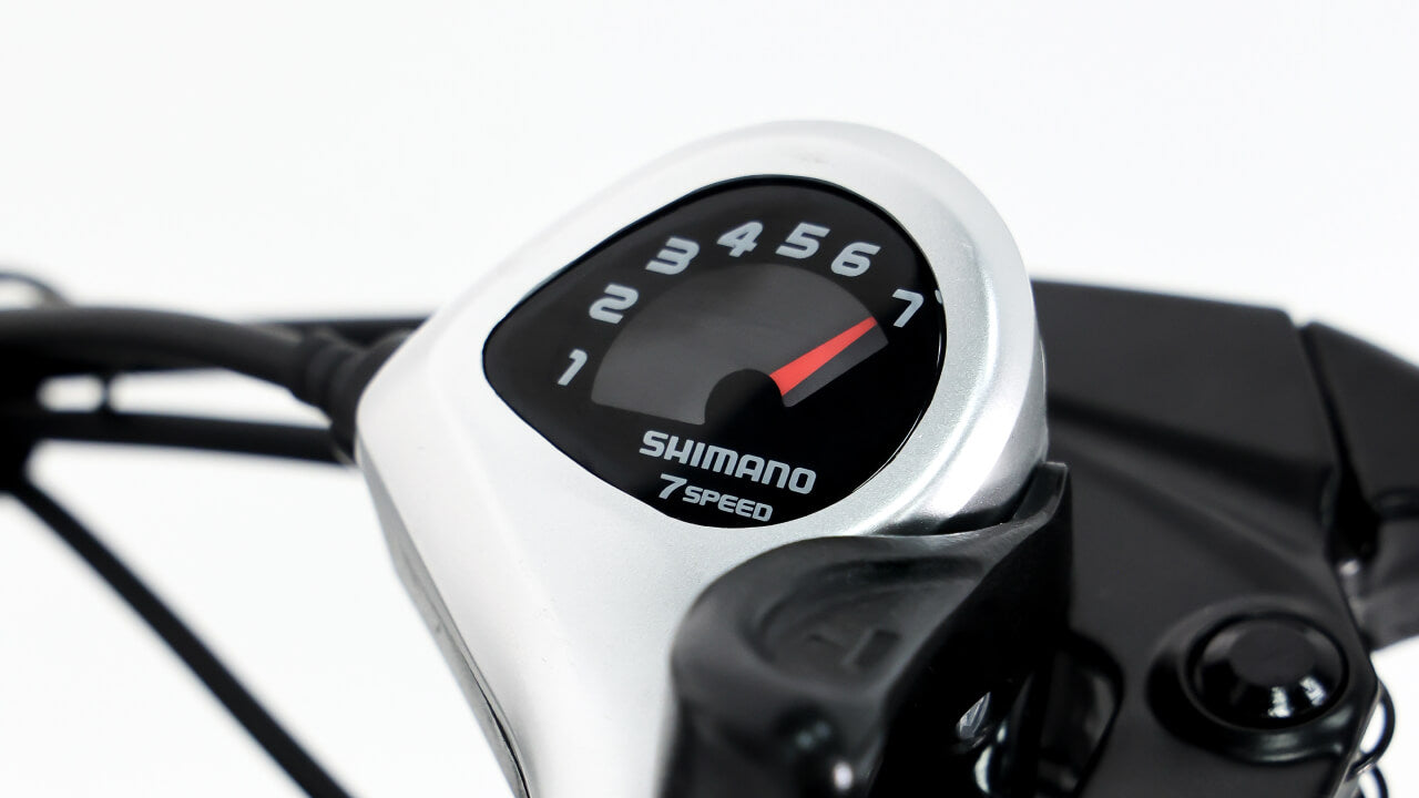 Shimano 7-speed on Kornorge C7 ebike