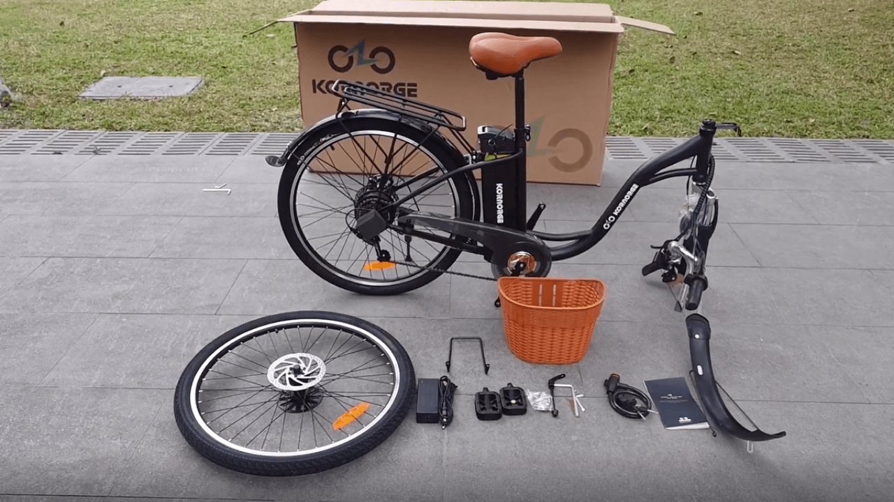 How to Install the Front Wheel - Kornorge C6 Electric Bike