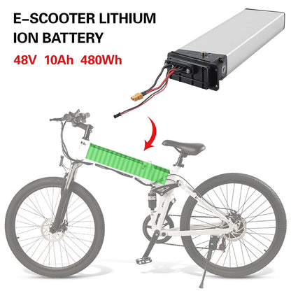 Batería de litio para bicicleta eléctrica HA177-06 de 48 V y 10 Ah 