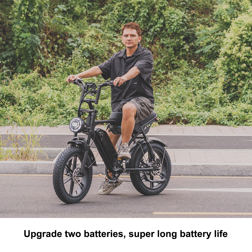 V29 Max Dual Battery Moped Electric Bike