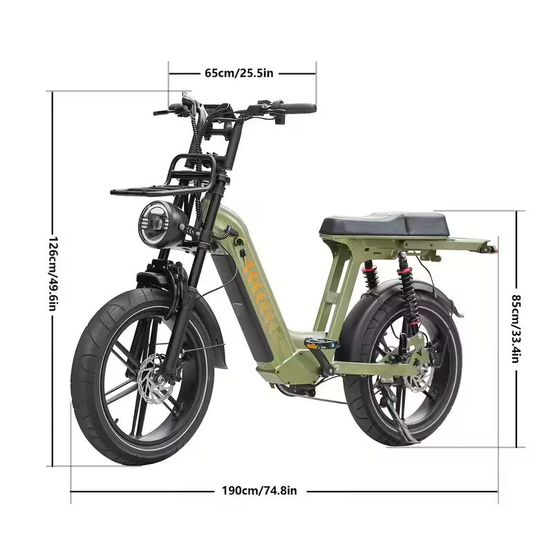 D50 Electric Bike – Kornorge Electric Bikes