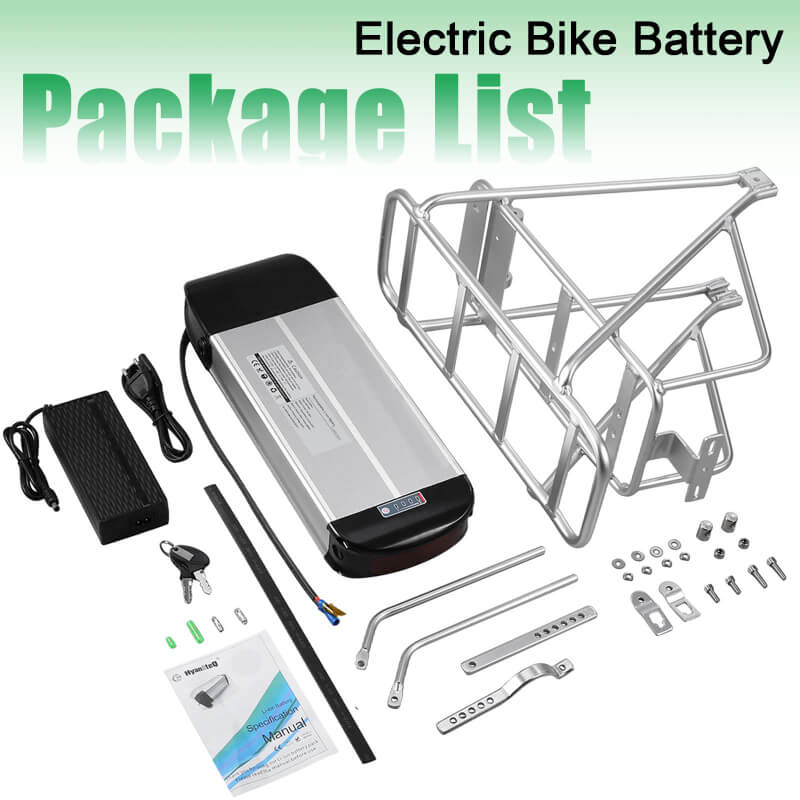 36V 20Ah/48V 15Ah E-Bike Luggage Rack Battery