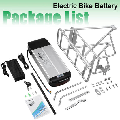 36V 20Ah/48V 15Ah E-Bike Luggage Rack Battery