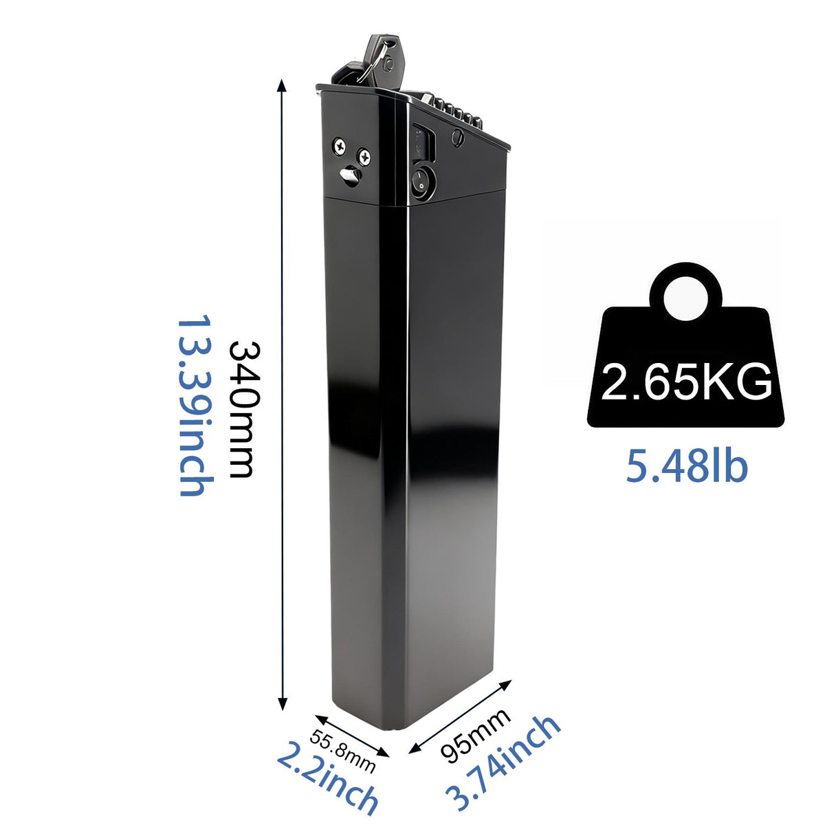 48V 7.5Ah HA318 Replacement Battery for Jetson Haze Folding Electric Bike