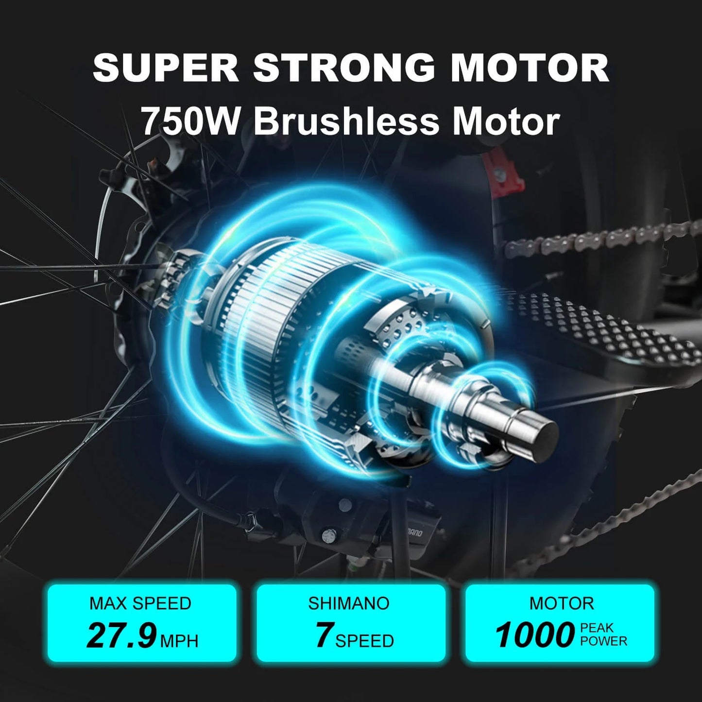 M3 48V 750W 18.2Ah Electric Bike