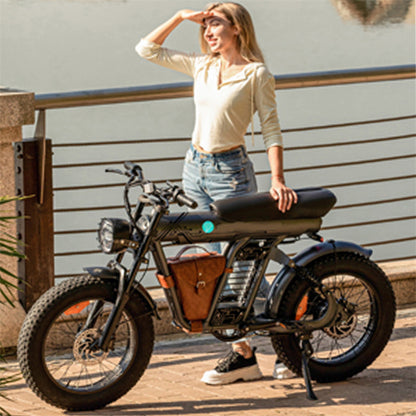 ZM21 48V 1200W Fat Tire Electric Mountain Bike