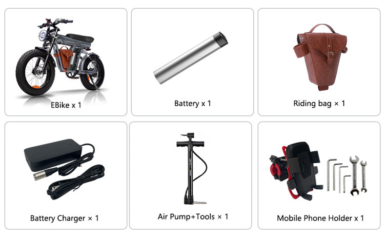 ZM21 48V 1200W Fat Tire Electric Mountain Bike