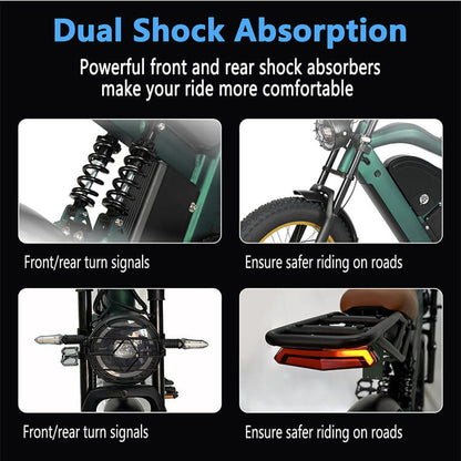 ZM22 1200W Mid-Drive Electric Mountain Bike