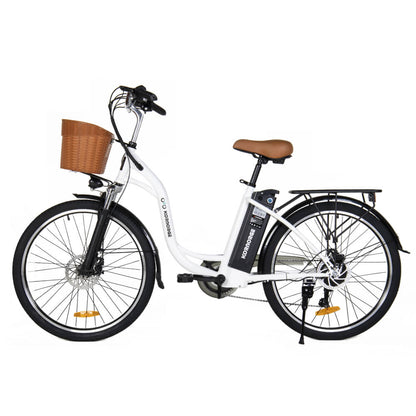 Bicicleta eléctrica urbana KORNORGE C6 de 26" 