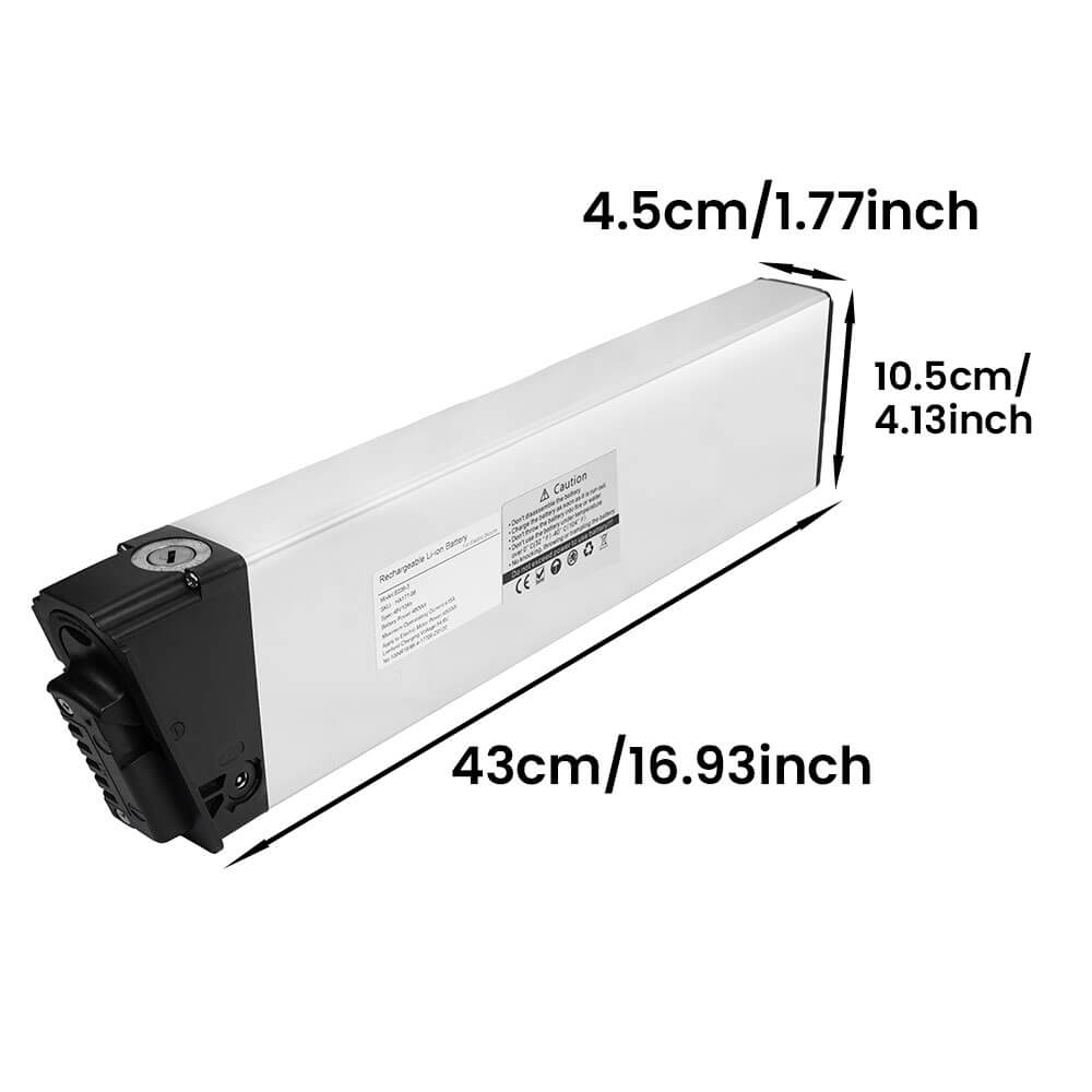 electric bicycle battery size 48V 10Ah HA177-06 Electric Bike Lithium Battery – Kornorge Electric Bikes