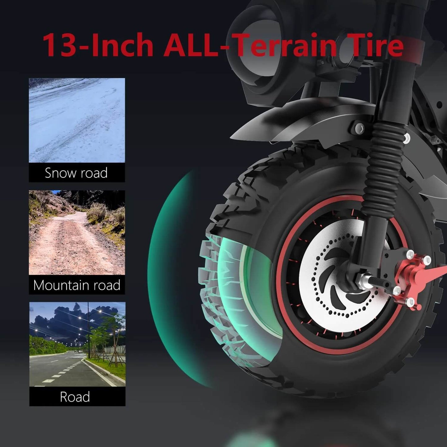 JL86 Dual Motor Off-Road E-Scooter