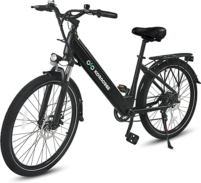 Bicicleta eléctrica urbana KORNORGE C7 de 26"