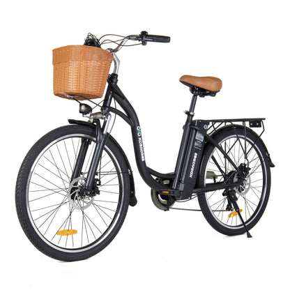 Bicicleta eléctrica urbana KORNORGE C6 de 26" 