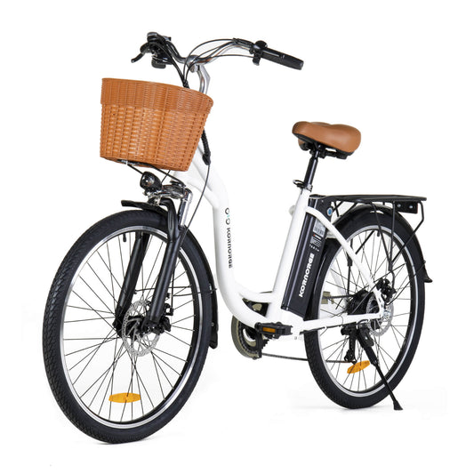 Bicicleta eléctrica urbana KORNORGE C6 de 26" 